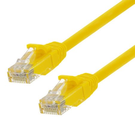 Patchcords RJ45 Cat.6 UTP 2m bleu — lot de 10