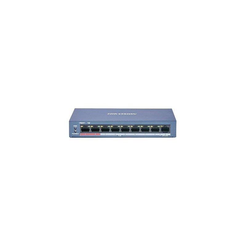 Switch PoE 9 ports Fast-Ethernet Hikvision DS-3E0109P-E/M